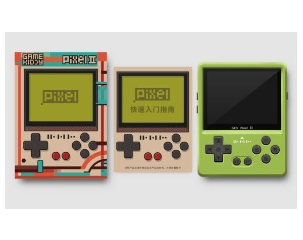 Máy chơi game GKD PIXEL 2 - Vỏ kim loại CNC nguyên khối - Chơi game PSP, PS1, N64, NDS, NAOMI, DREAMCAST, NES, SNES, GB, GBA, GBC, CPS1, CPS2, CPS3, FBNEO, NEOGEO, MAME, MEGADRIVE, GAME GEAR, PCE, WSC, PICO-8... - Hình ảnh 3