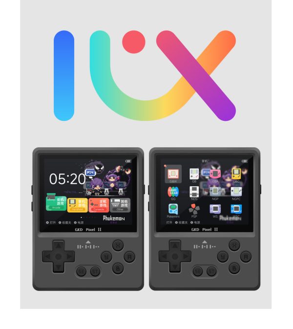 Máy chơi game GKD PIXEL 2 - Vỏ kim loại CNC nguyên khối - Chơi game PSP, PS1, N64, NDS, NAOMI, DREAMCAST, NES, SNES, GB, GBA, GBC, CPS1, CPS2, CPS3, FBNEO, NEOGEO, MAME, MEGADRIVE, GAME GEAR, PCE, WSC, PICO-8... - Hình ảnh 4