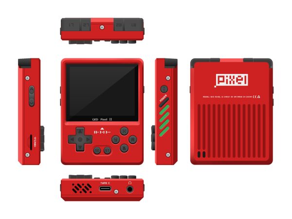 Máy chơi game GKD PIXEL 2 - Vỏ kim loại CNC nguyên khối - Chơi game PSP, PS1, N64, NDS, NAOMI, DREAMCAST, NES, SNES, GB, GBA, GBC, CPS1, CPS2, CPS3, FBNEO, NEOGEO, MAME, MEGADRIVE, GAME GEAR, PCE, WSC, PICO-8... - Hình ảnh 6