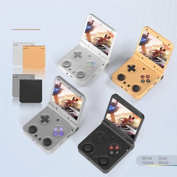 Máy chơi game Miyoo Flip – Chơi game PSP, PS1, DREAMCAST, NDS, NAOMI, NES, SNES, FBNEO, CPS, MAME, NEOGEO, GB, GBA, GBC, MEGADRIVE, PICO8, SMS, PCE, WSC...