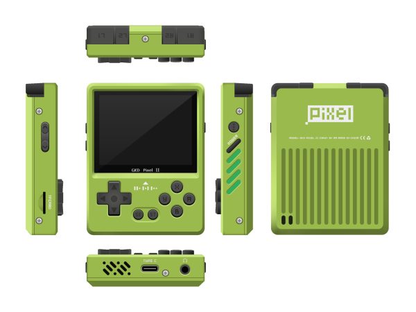 Máy chơi game GKD PIXEL 2 - Vỏ kim loại CNC nguyên khối - Chơi game PSP, PS1, N64, NDS, NAOMI, DREAMCAST, NES, SNES, GB, GBA, GBC, CPS1, CPS2, CPS3, FBNEO, NEOGEO, MAME, MEGADRIVE, GAME GEAR, PCE, WSC, PICO-8... - Hình ảnh 9