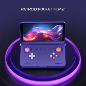 Máy chơi game RETROID POCKET FLIP 2 (RP FLIP 2) – Chơi game Switch, WII, 3DS, NDS, PS2, PS1, PSP, GAMECUBE, Android, NES, SNES, MAME, NEOGEO, NAOMI, CPS1, CPS2, CPS3, FBNEO, GBA, SEGA, DREAMCAST...